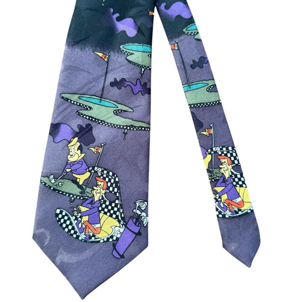 Vintage Cartoon Network George Jetson Purple
Golf Neck Tie 57”